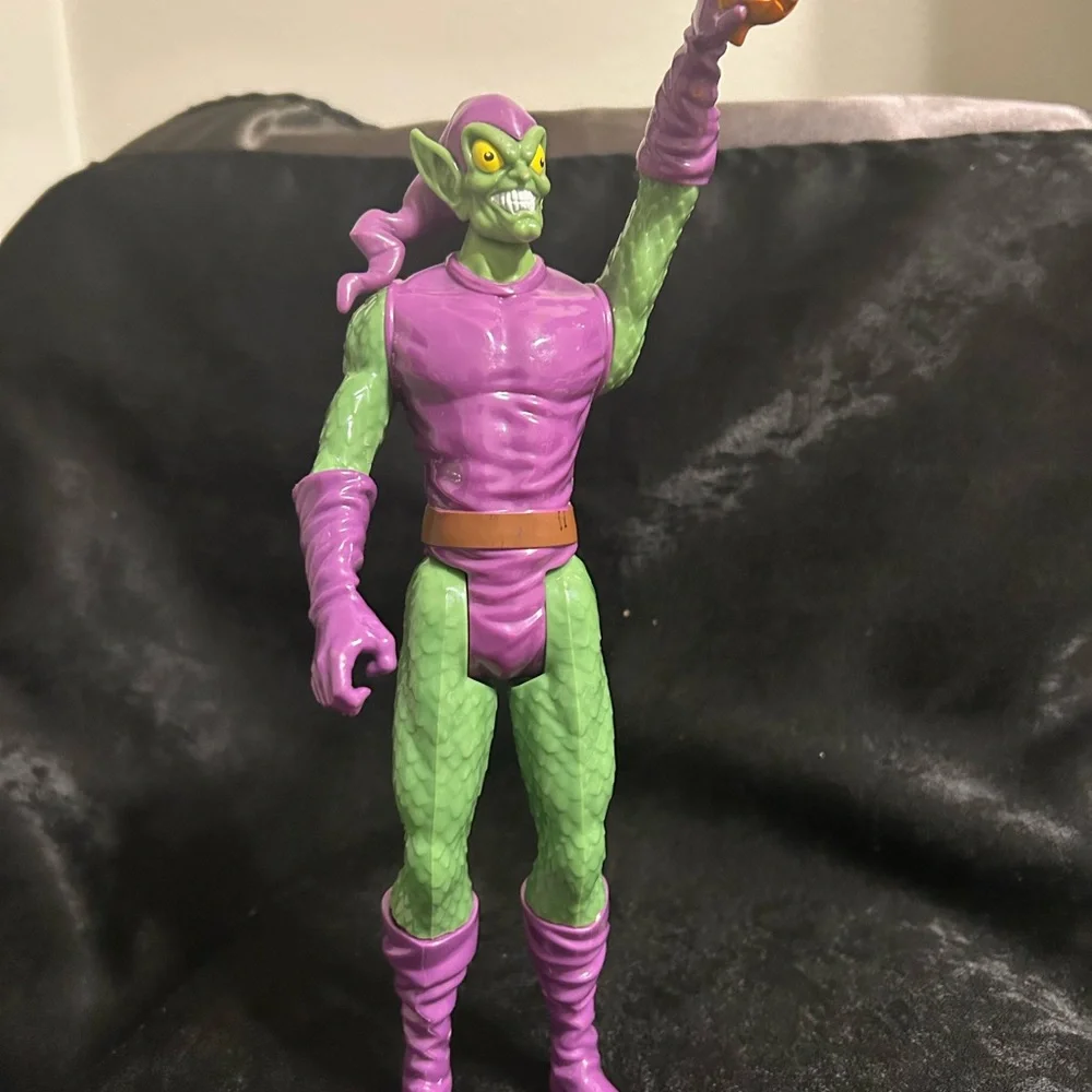 Scarlet Spider Man, Black Panther, Green Goblin & Power Ranger Ninja Steel Gold